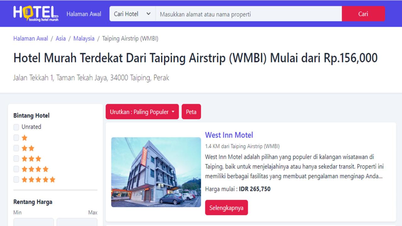 Perbandingan Situs Booking Hotel Yang Paling Populer